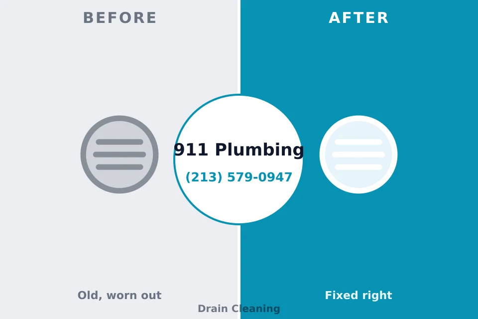 Before and after: plumbing company New Lenox, IL